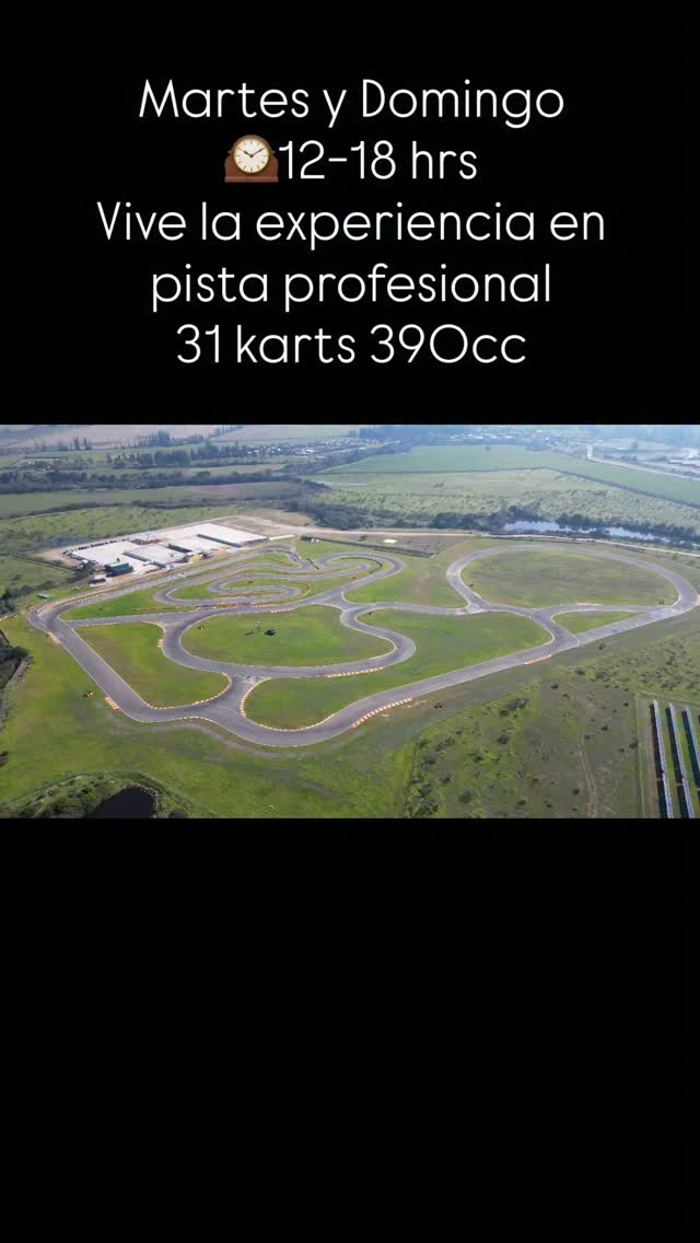 🏎️ 31 karts Sodisport-Honda 390cc +12 años
🏎️1 kart Sodisport - Rotax 125cc +14 años
🕰️Martes y Domingo 12-18 Hrs
💳Paga con todas tus tarjetas
📍Kartodromo Las Perdices, Melipilla.
#karting #chile #adrenalinapura✌️